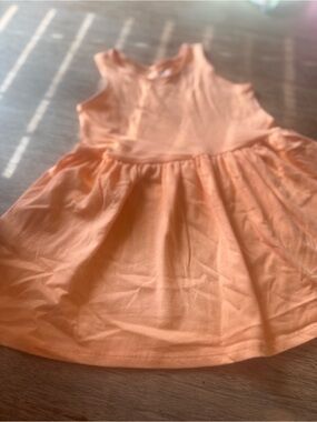 Joe Fresh Peach Sleeveless Cotton Sundress